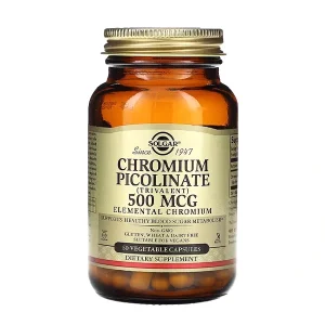 CHROMIUM PICOLINATE 500 MCG 60 CAPS