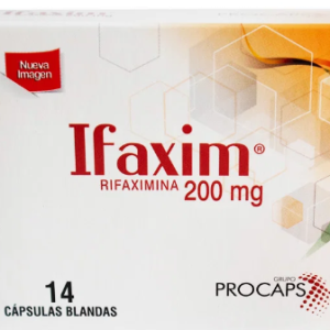 IFAXIM - Rifaximina 200 mg - 14 tabletas