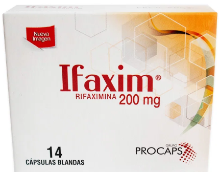 IFAXIM - Rifaximina 200 mg - 14 tabletas